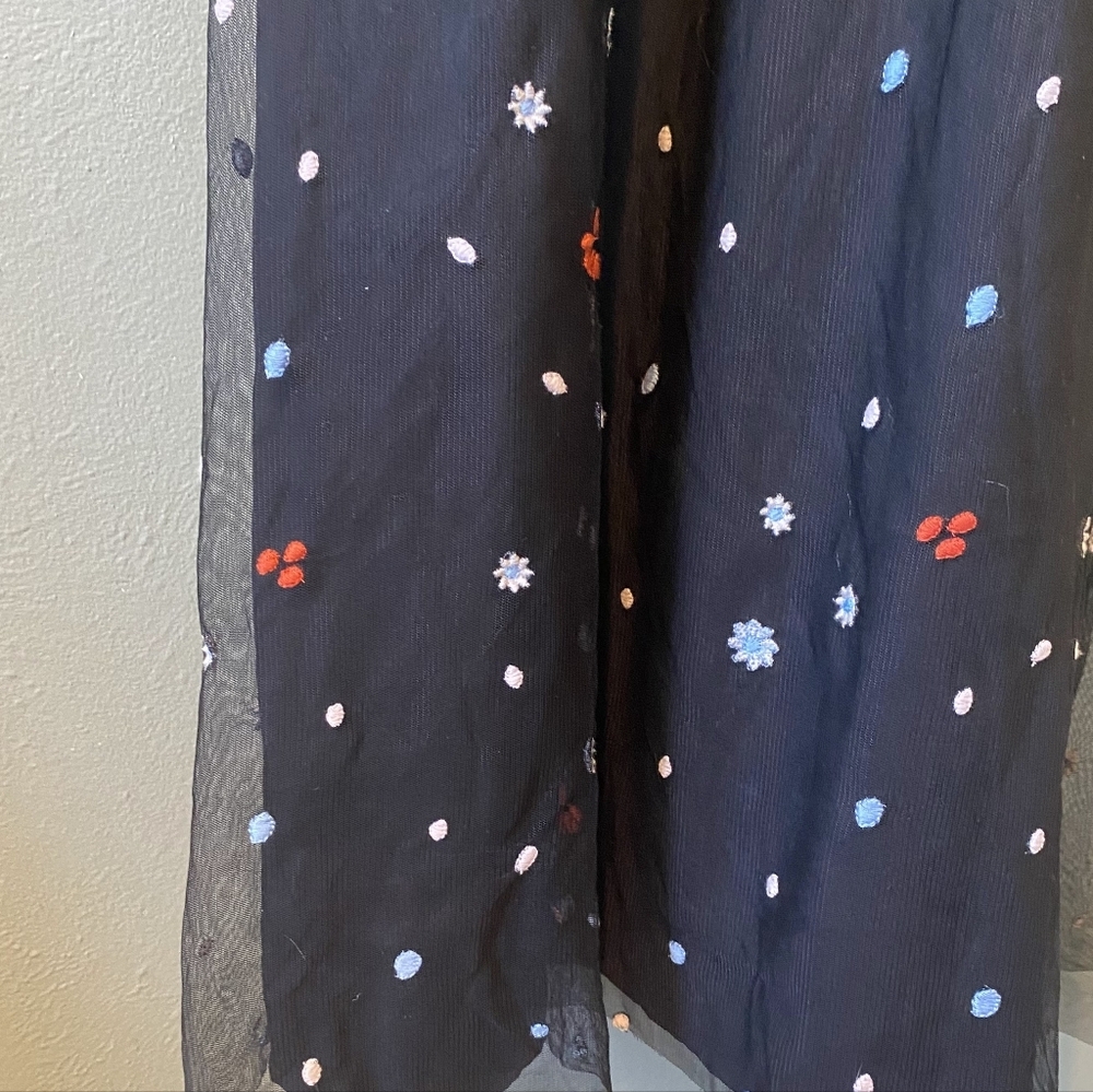 Mod Cloth Floral Embroidered Maxi Dress Size XS - Picture 3 of 7